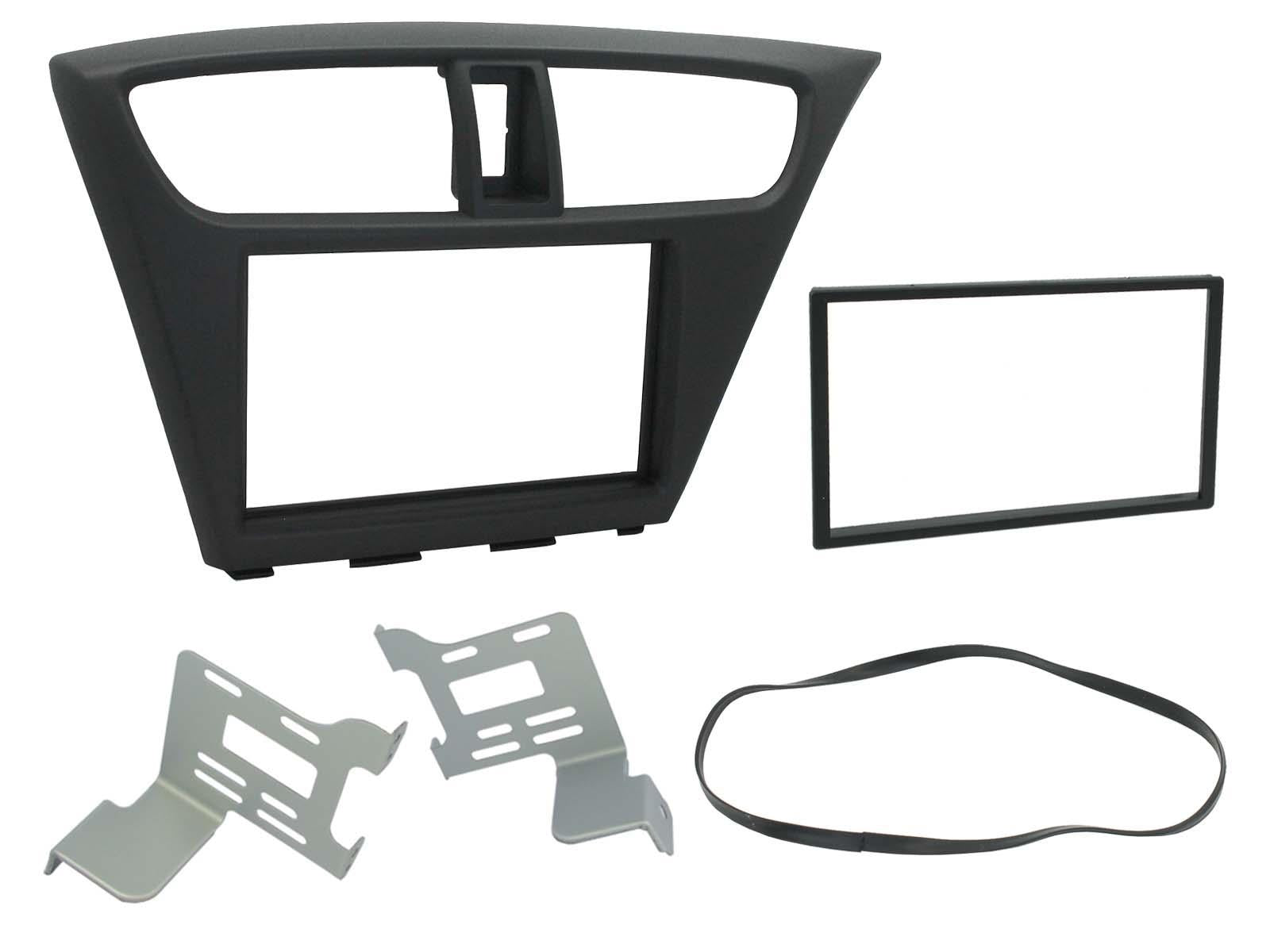Honda Civic 2012 - 2015 With Navigation Double Din Fascia / Steering / Reverse Camera / Antenna Retention Fitting Kit