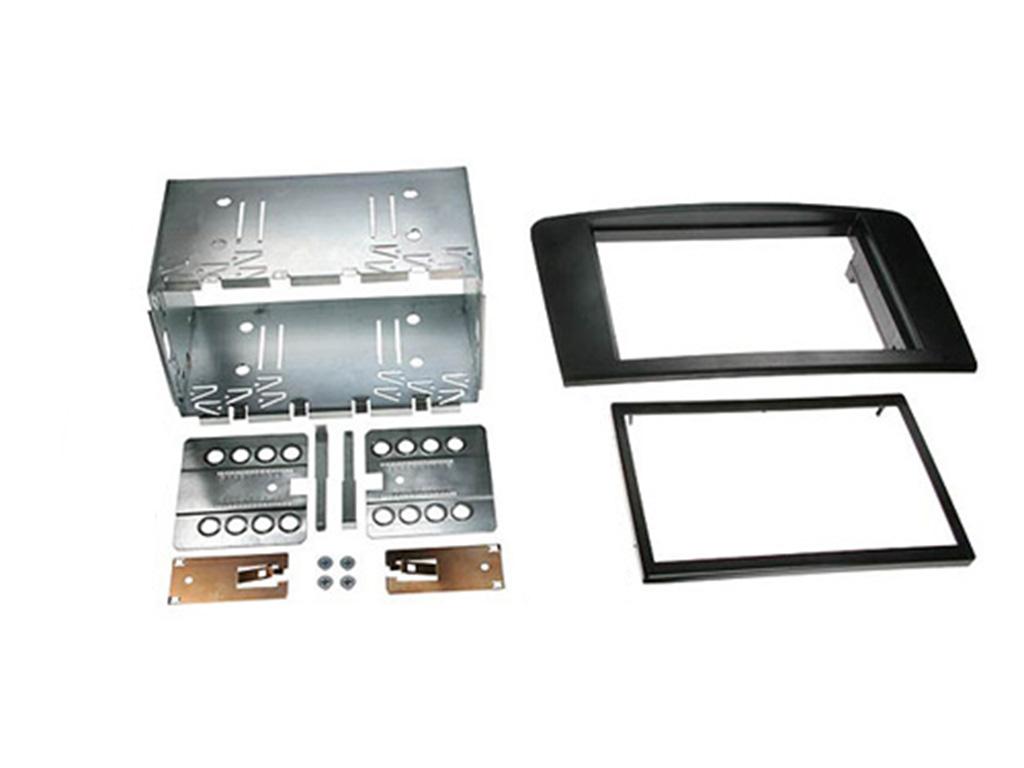 Mercedes ML, G Class 2005-2012 Double Din Fascia Plates Black CT23MB06