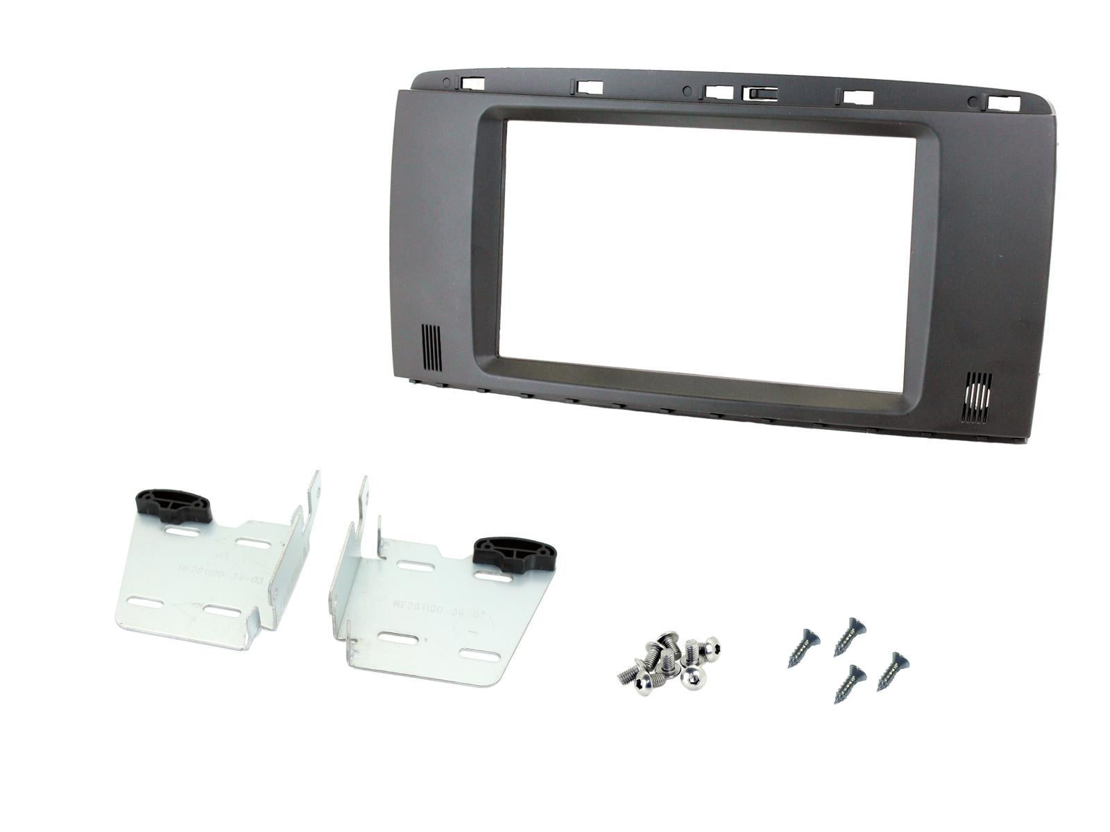 Mercedes R-Class W251 2006 - 2012 Double Din Fascia Plates Black CT23MB07