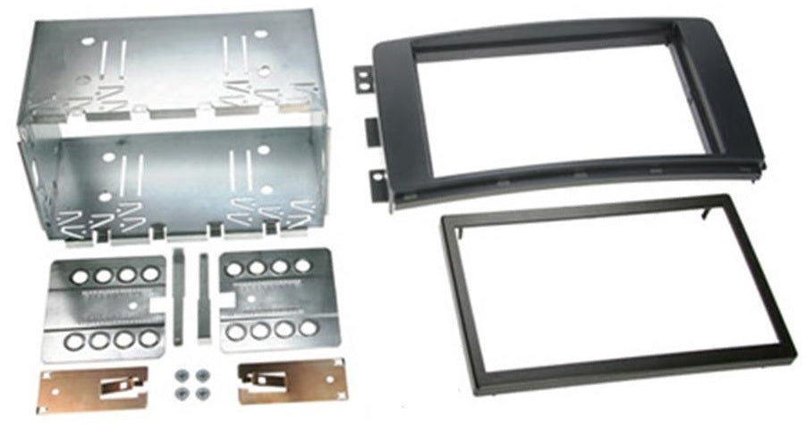Smart ForTwo ForFour Black Double Din Fascia Plates CT23MM01