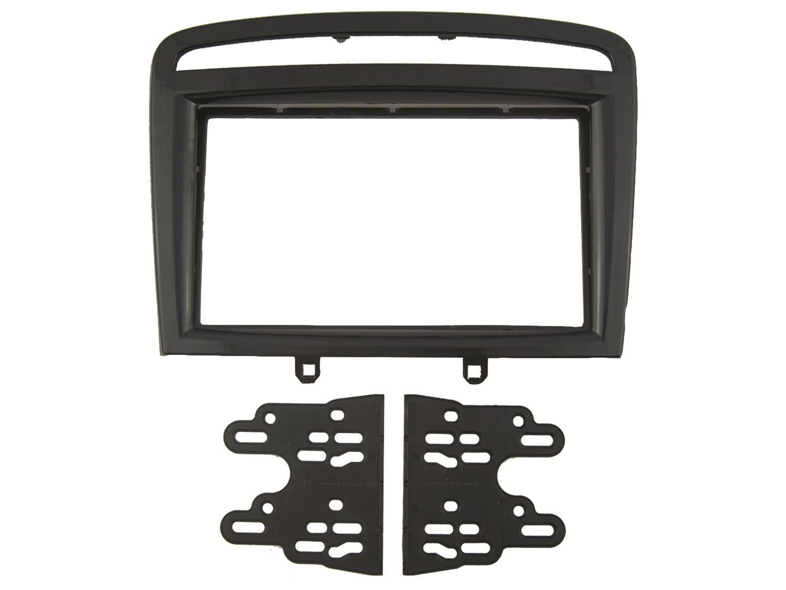 Peugeot 408 2013 onwards Double Din Fascia Adaptor Piano Black CT23PE19