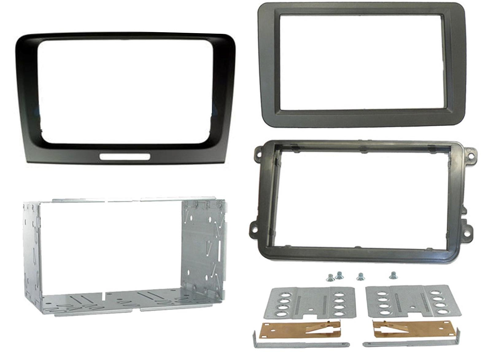 Skoda Superb 2008-2015 Double Din Fascia Panel Adaptor Kit CT23SK10