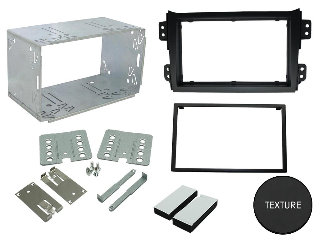Suzuki Splash, Ritz Black Double Din Stereo Fascia Plates CT23SZ03