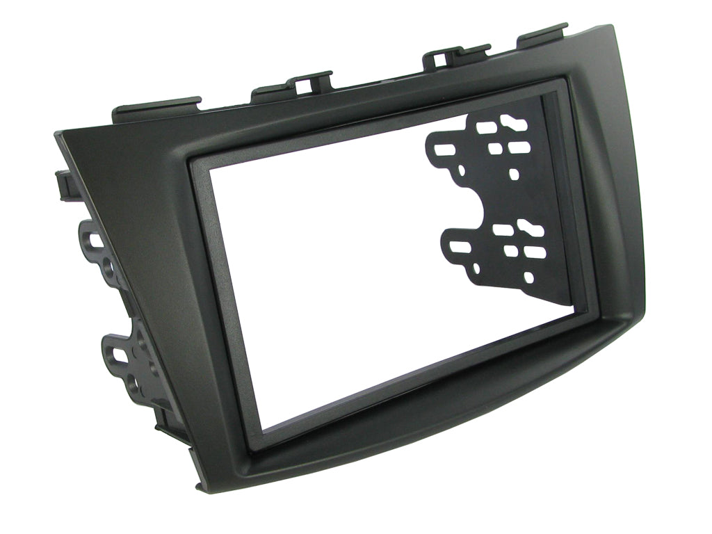 Suzuki Swift 2010-2017 Double Din Stereo Black Fascia Plates CT23SZ06