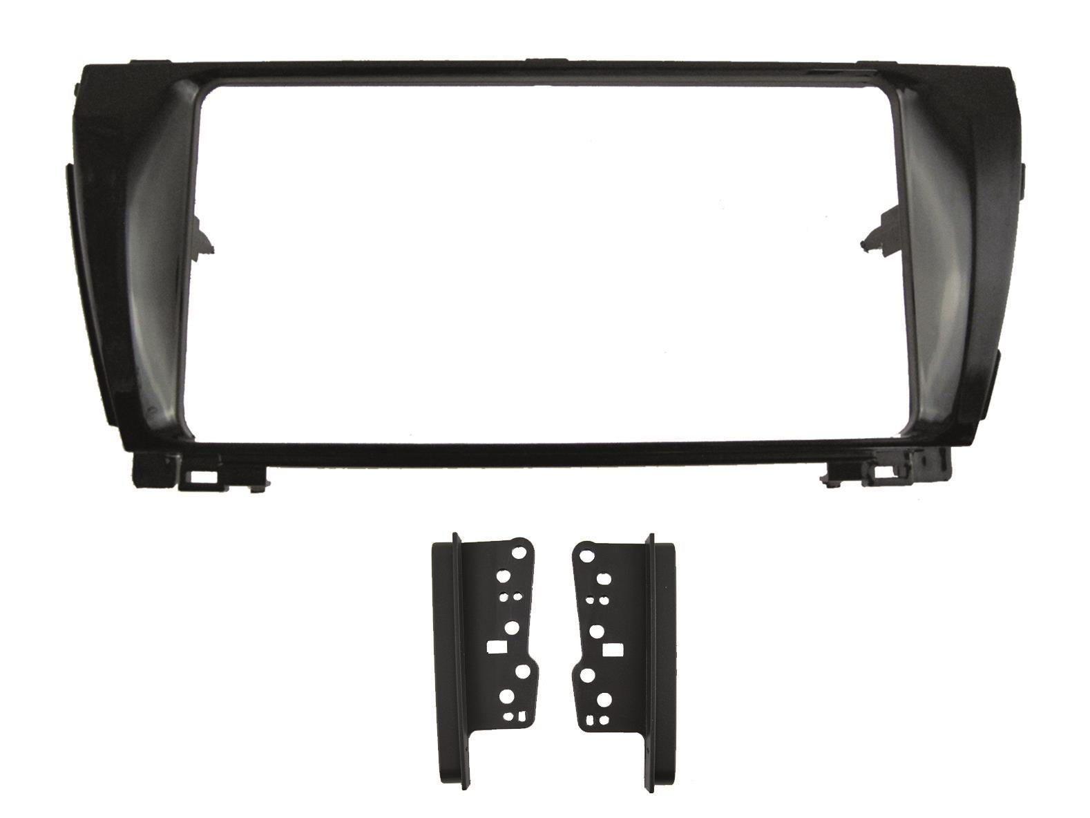 Toyota Corolla, Levin 2013-2018 Double DIN Fascia Panel Adaptor Grey CT23TY100