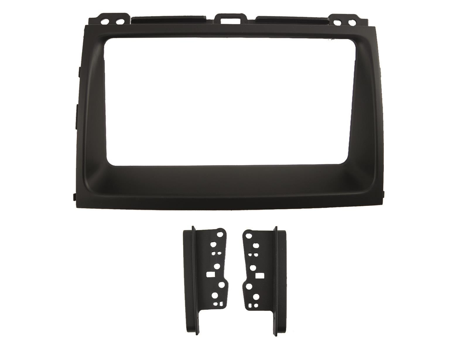 Toyota Prado Land Cruiser Prado (120) 2009 onwards Double DIN Fascia Panel Adaptor Grey CT23TY101