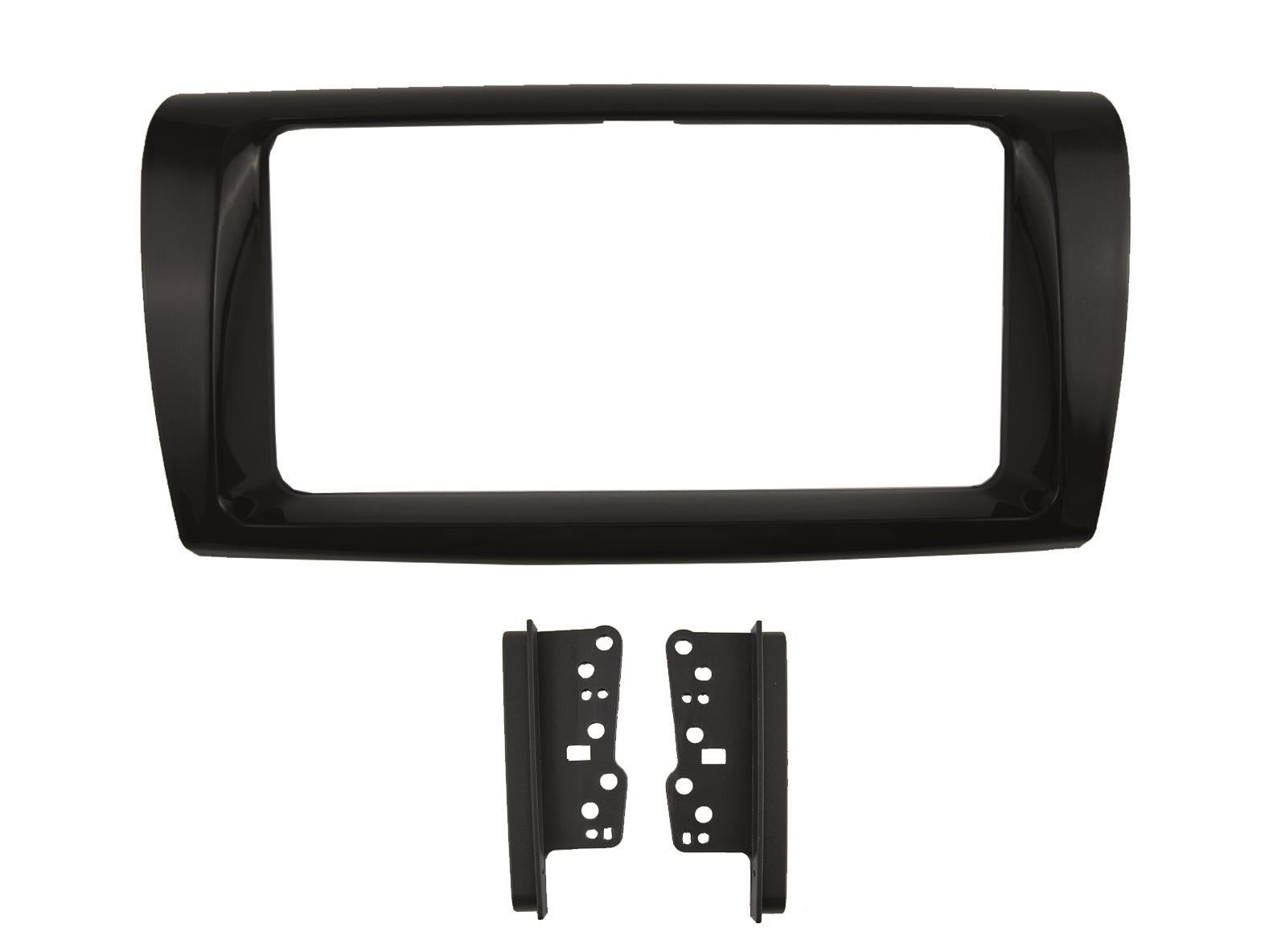 Toyota Vios, Yaris 2017-2020 Double DIN Fascia Panel Adaptor Grey CT23TY103
