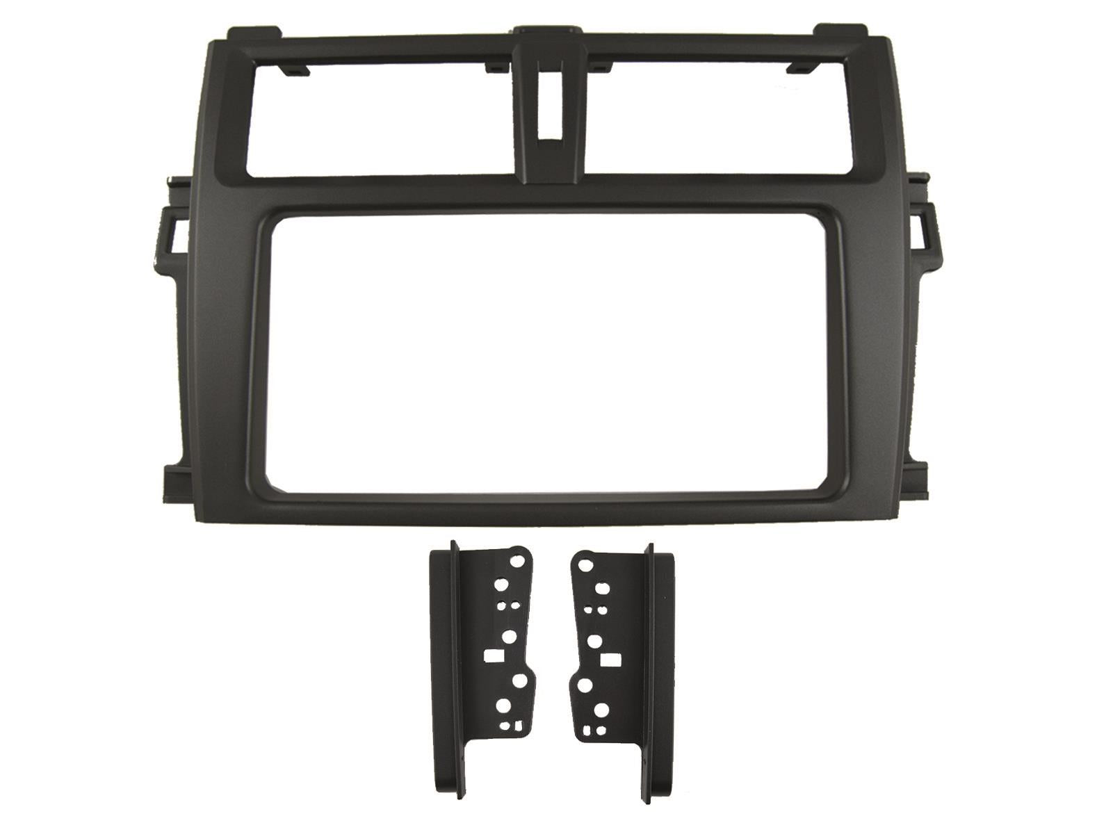 Toyota Verso-S 2011 - 2015 Double DIN Black Fascia Panel Adaptor CT23TY22