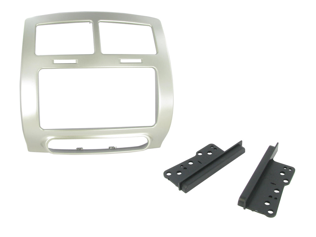 Toyota Urban-Cruiser 2008 - 2014 Double DIN Silver Fascia Panel Adaptor CT23TY27