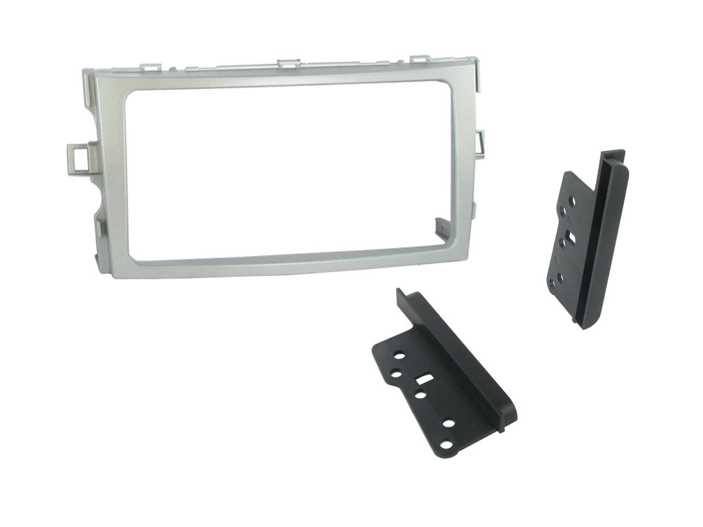 Toyota Verso 2009 - 2011 Double DIN Silver Fascia Panel Adaptor CT23TY28