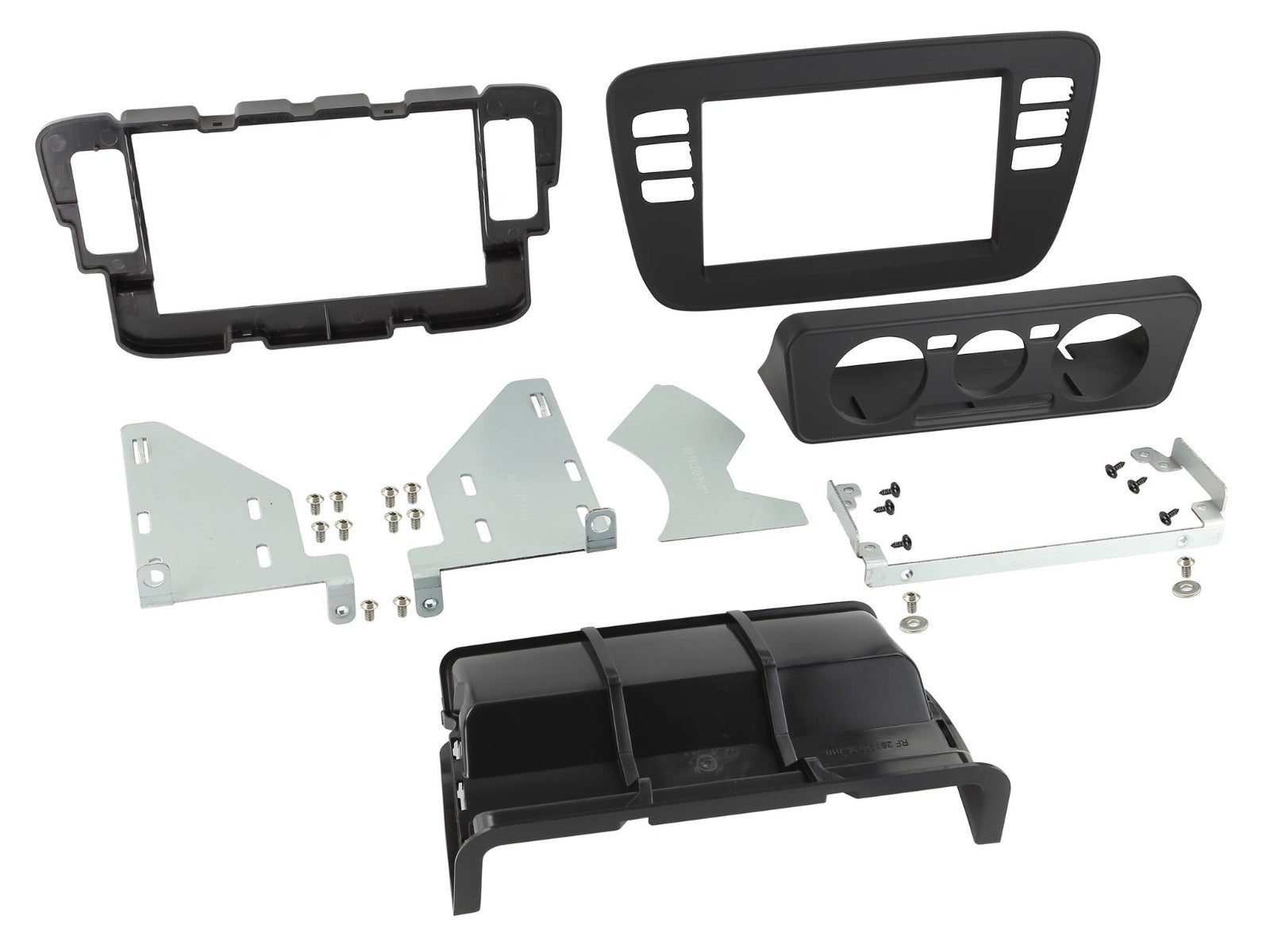 Seat Mii 2011 - 2019  Double Din Fascia Adaptor in Grey CT23VW21
