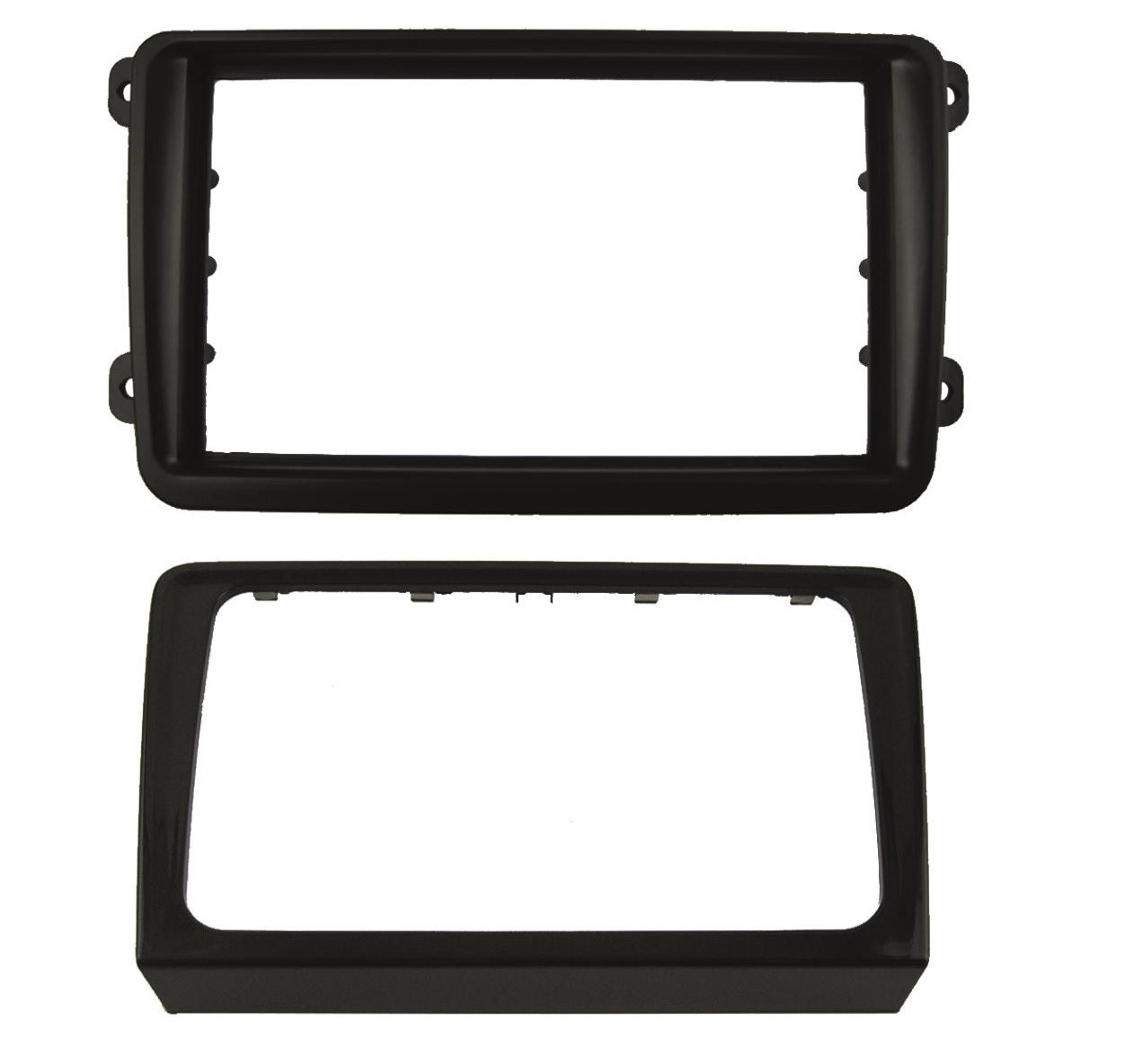 VW Bora 2013 onwards Double Din Fascia Adaptor in Gloss Black CT23VW31