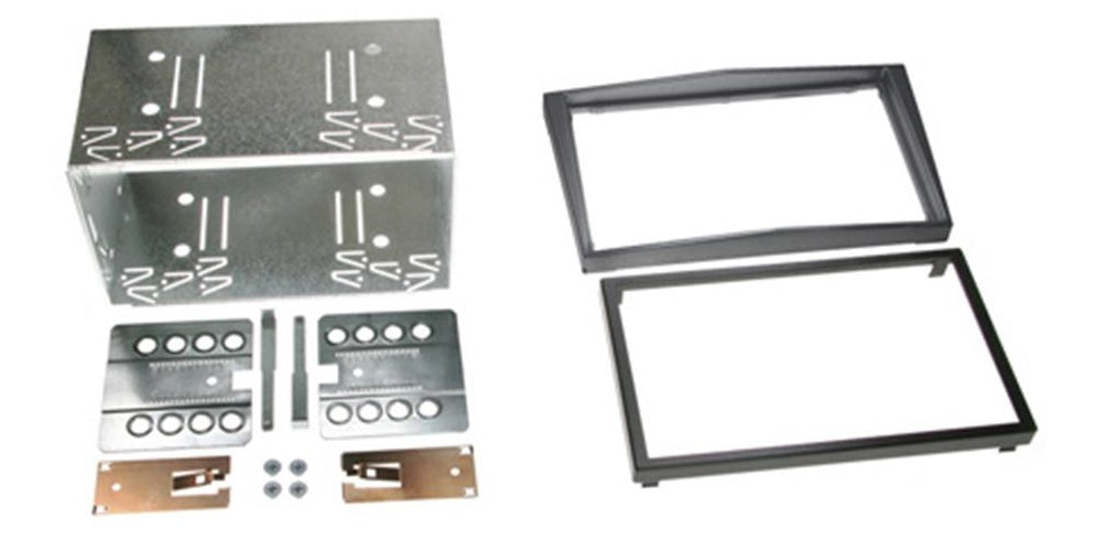 Vauxhall Antara, Astra, Corsa, Zafira Double Din Facia kit in Dark Silver CT23VX02