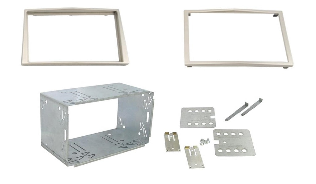Vauxhall Antara, Astra, Corsa, Zafira Double Din Facia kit in Satin Stone CT23VX06