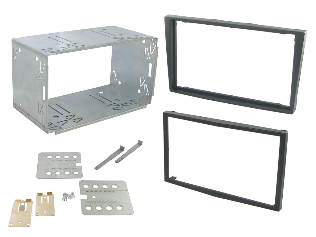 Vauxhall Agila, Combo, Corsa, Meriva, Omega, Signum, Tigra, Vectra, Vivaro Double Din Facia kit in Charcoal Metallic CT23VX11