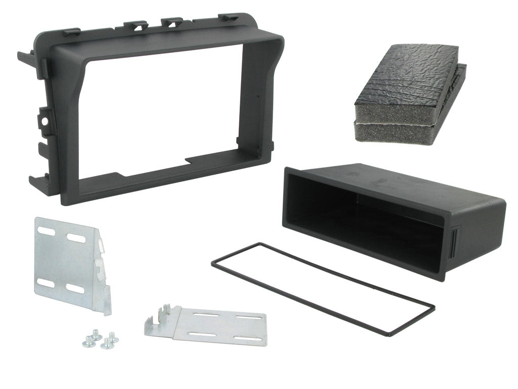 Vauxhall Vivaro (2011-2014) Double Din Car Stereo Fascia Surround (Black) CT23VX32