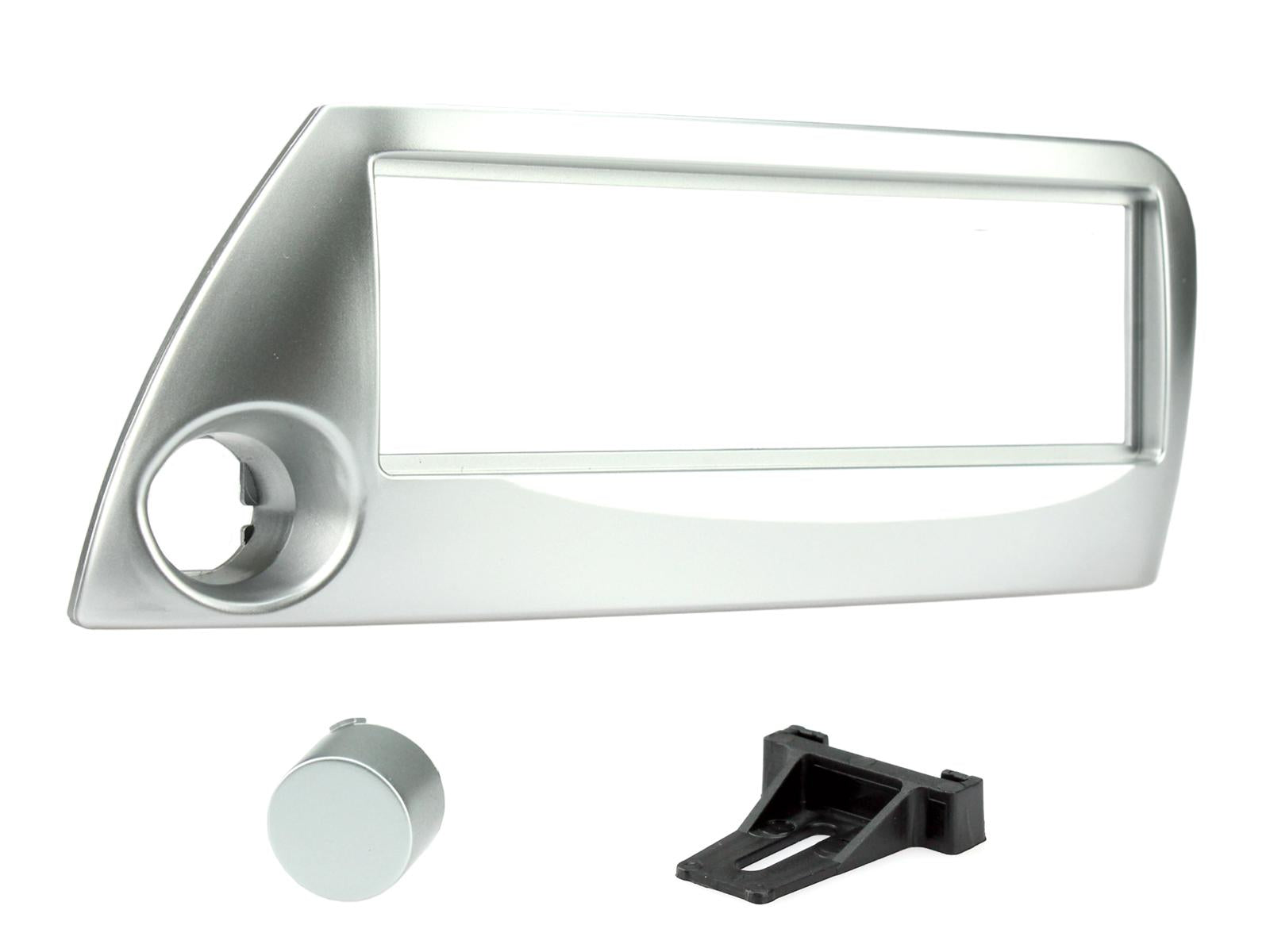 Ford KA 1996-2008 Single Din Car Stereo Silver Fascia Panel Connects2 CT24FD05