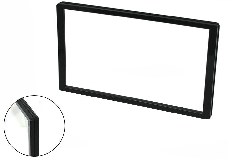 Honda City, Fit, Jazz, Mirage Universal 173mm X 99mm Piano Black Fascia Trim and Rubber Band CT24UV33