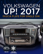 Volkswagen UP! 2017 onwards Single din radio Fascia CT24VW23