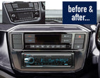 Volkswagen UP! 2017 onwards Single din radio Fascia CT24VW23