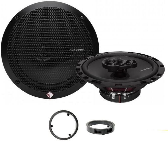 Mitsubishi Lancer, Mirage, Outlander Rockford Fosgate R165X3 16.5cm Front Door Car Speakers Upgrade Kit