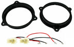 Nissan Almera, Micra Qashqai NV200 Teana Tiida X-Trail Juke Pulsar Note Speaker Adaptors With Speaker Adapter Plugs