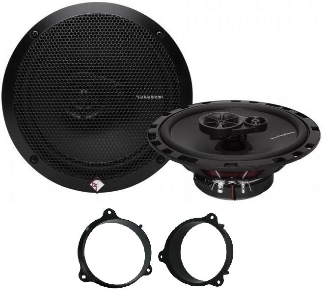 Renault Kangoo 2012-2019 Rockford Fosgate R165X3 Coaxial Car Speakers Speaker Adaptor