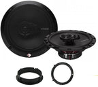 Seat Altea, Arosa, Ibiza, Leon, Mii  Rockford Fosgate R165X3 Coaxial Car Speakers Speaker Adaptor
