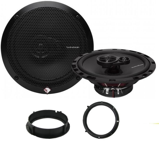 Seat Altea, Arosa, Ibiza, Leon, Mii  Rockford Fosgate R165X3 Coaxial Car Speakers Speaker Adaptor