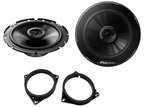 Toyota Yaris (2007- 2012) Pioneer TS-G1720F Front Door Speakers Upgrade Kit