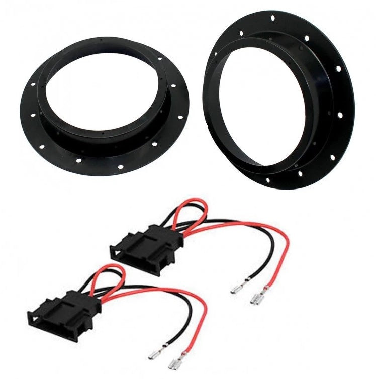 VW Caddy, Caravelle,Transporter, Golf,  Passat, Sharan, Tiguan, Touran, Multivan Speaker Adaptors + Plugs CT25VW05