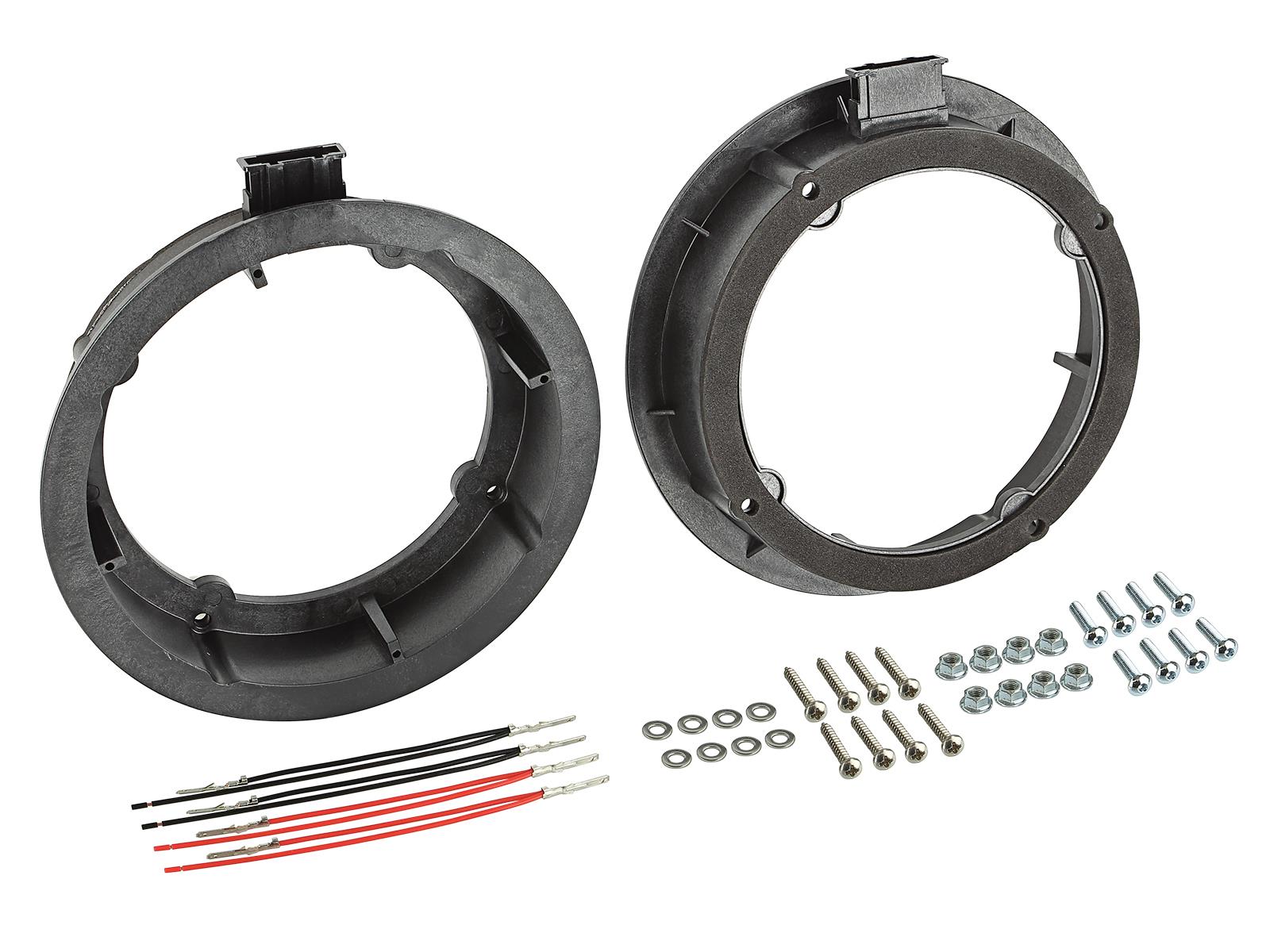 SEAT Leon, Toledo 16.5cm Front and Rear Doors Speakers Upgrade Kit