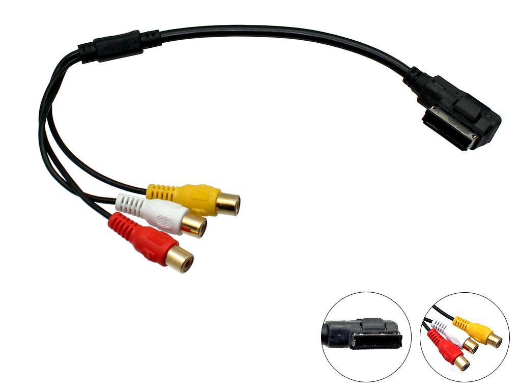 Audi MMI Aux Retention cable (3xRCA) CT29AU05