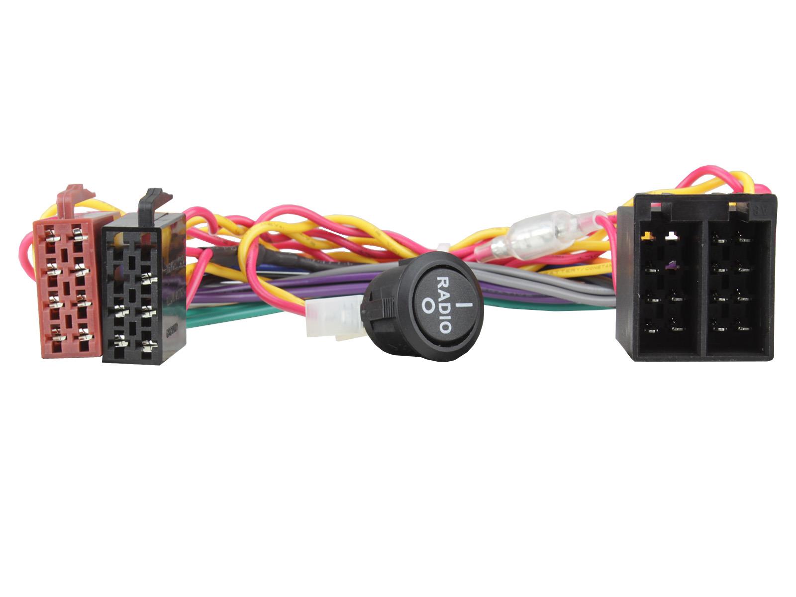 Universal ISO Extension with 12v Switch and Current Blocking Diode CT51-UV01