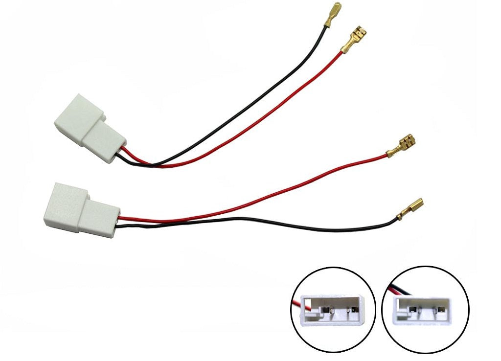 Toyota Aygo 2005-2014 Speaker Adapter Harness Converts OEM Harness To Standard Aftermarket Speaker Connectors CT55-CT03