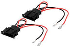 VW Beetle, Bora, Golf, Passat, Polo, Scirocco 165mm Speaker Adaptors CT25VW01 w/ Speaker Connectors