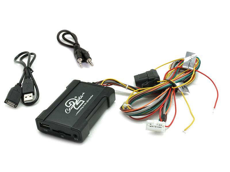 Nissan Almera, Primera, Tiida USB Adapter. Also Includes Inputs for Aux & SD Card Plus Optional Bluetooth CTANSUSB001