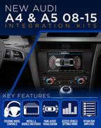 Audi A4 A5 2008 to 2015 Complete Double Din Installation Kit CTKAU11