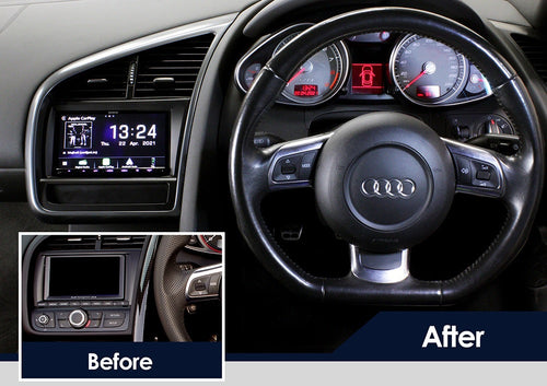 Audi R8 Type 42 2007-2015 Complete Single or Double Din Installation Kit CTKAU15