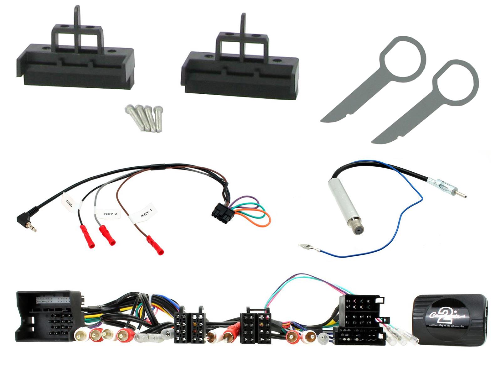 Audi A2, A3, A4, A6  Non Amplified Complete Single Din Installation Kit CTKAU17