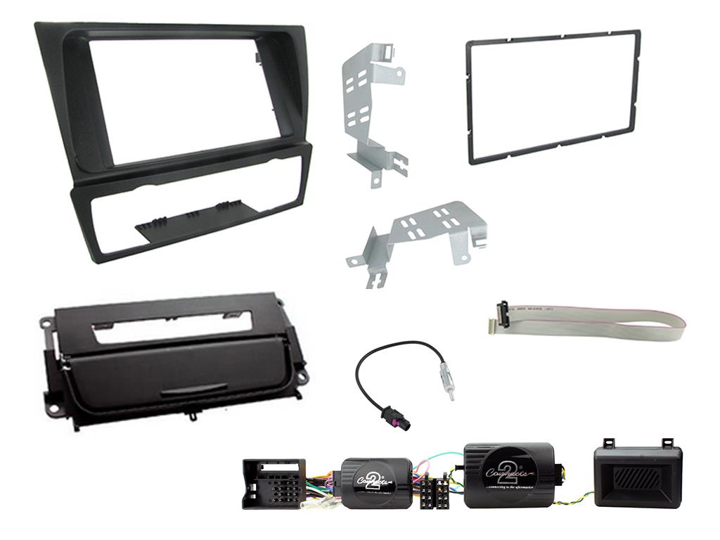 BMW 3 Series E90/E91/E92/E93 2005-2012 Double Din Fitting Kit Ashtray fill CTKBM14
