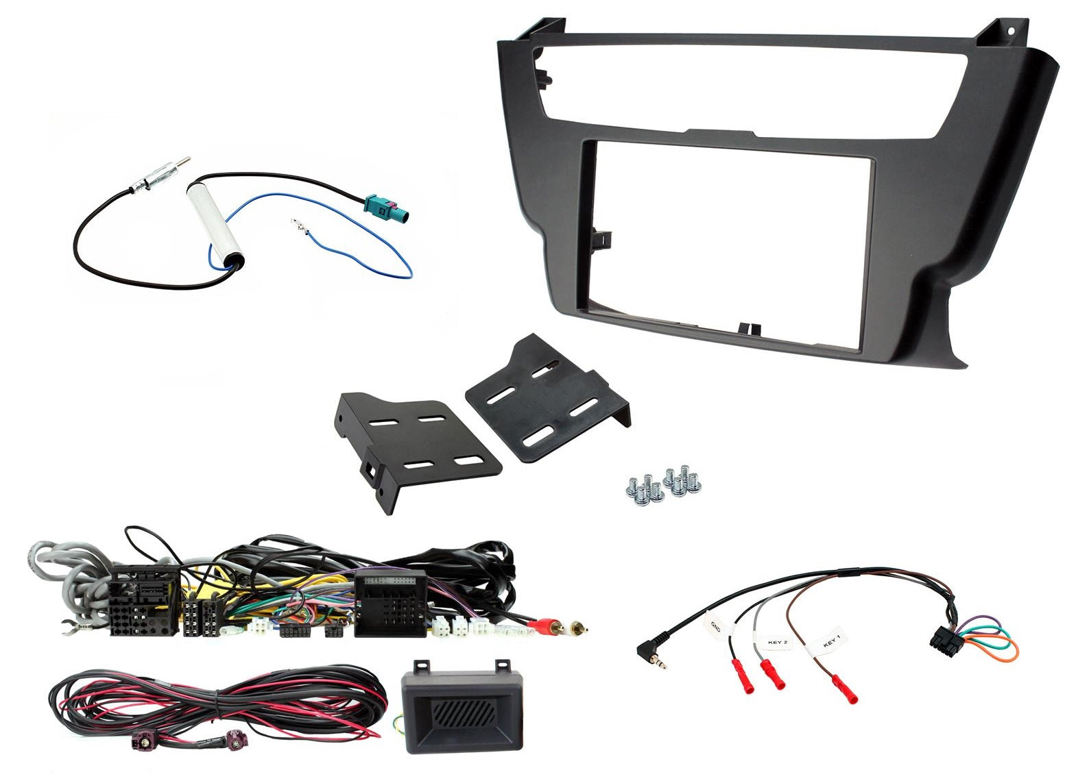 BMW 3 4 F series Amplified Vehicles Double Din Complete Fitting Kit CTKBM31