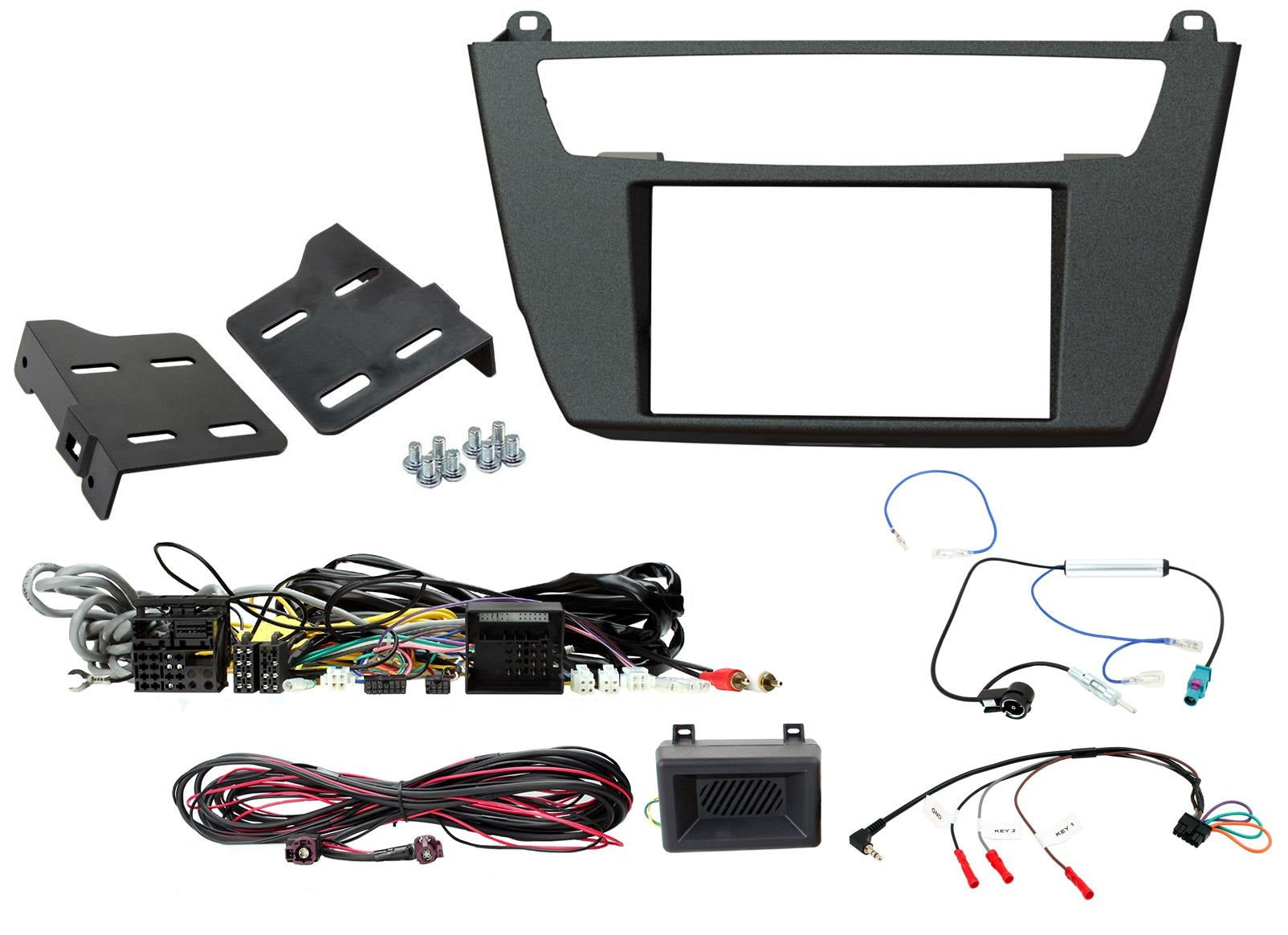 BMW 1, 2 F series Non-amplified Vehicles Double Din Complete Fitting Kit CTKBM32