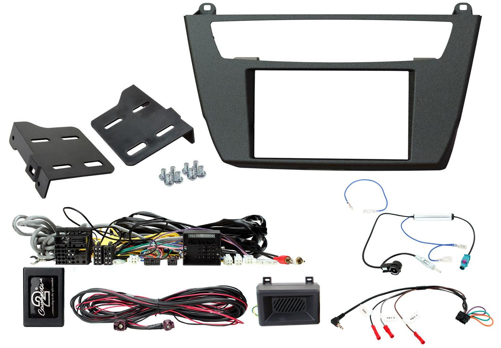 BMW 1 & 2 Series Double Din Car CD Stereo Fascia Fitting Kit CTKBM35