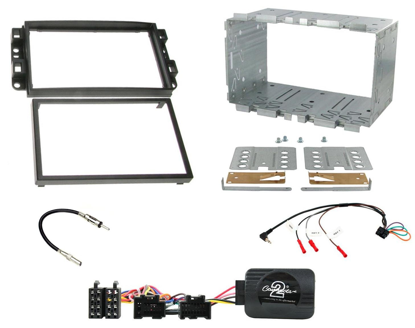 Chevrolet Aveo, Captiva 2006-2011 Double Din Installation Kit CTKCV02