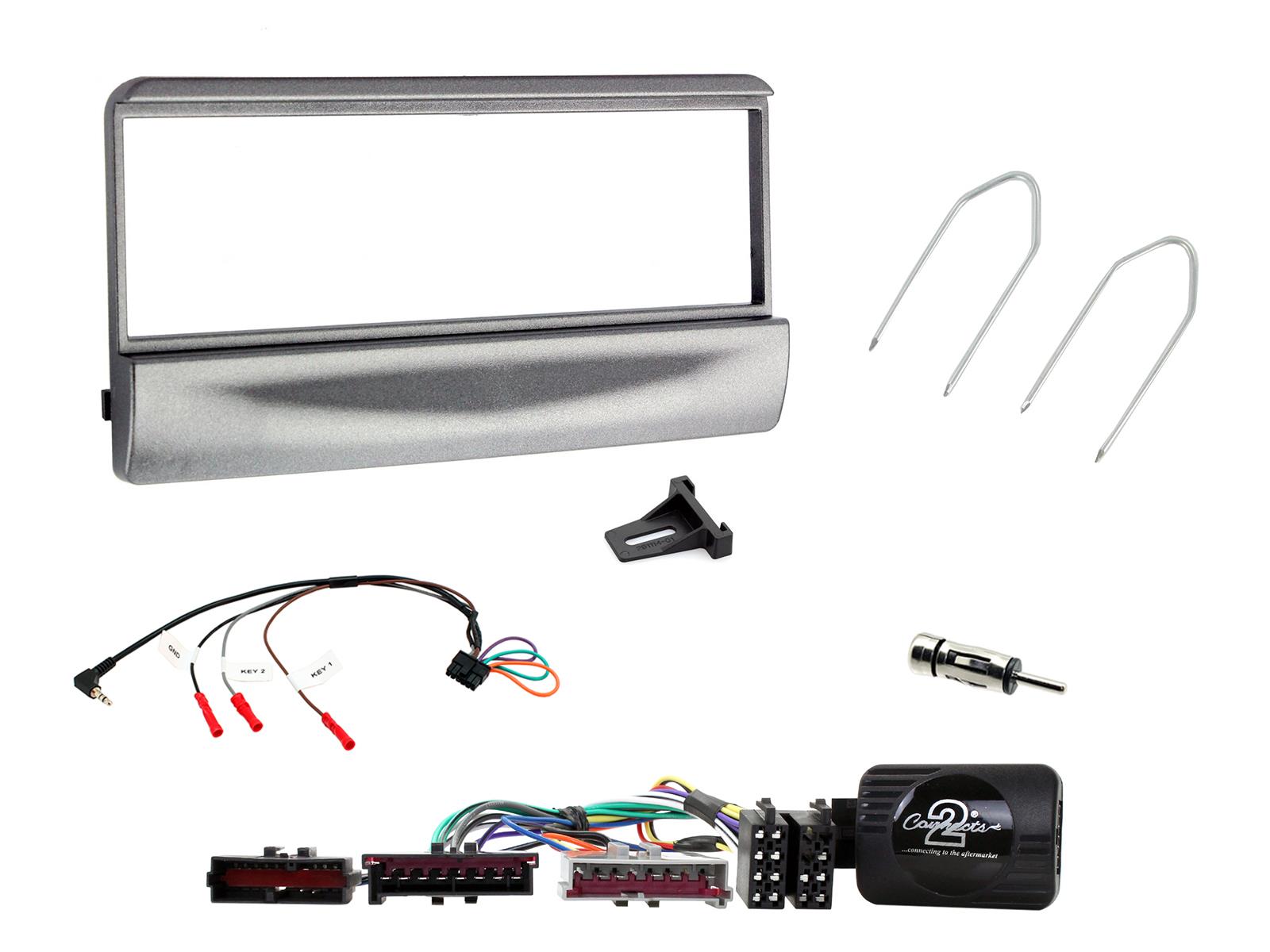 Ford Escort, Fiesta, Focus, Mondeo, Puma, Transit Car Stereo Fitting Kit (Silver) CTKFD27