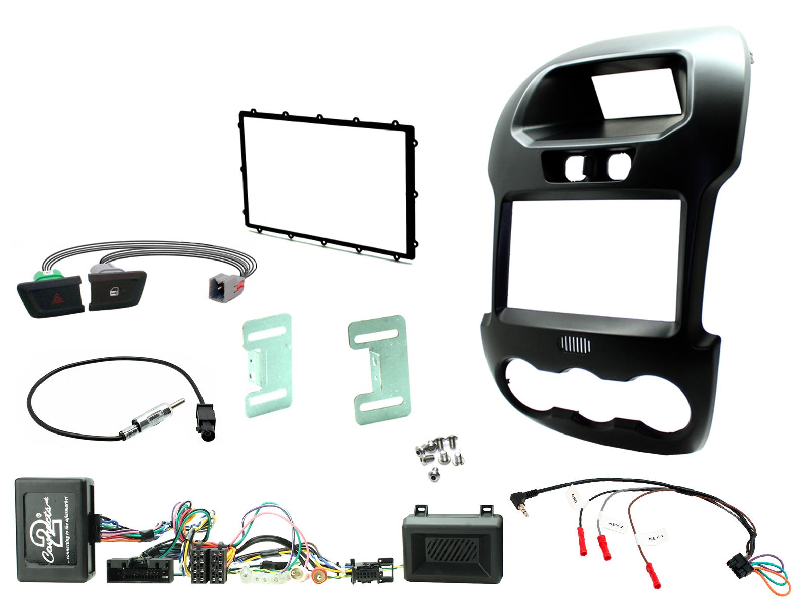 Ford Ranger 2013-2016 Double Din Complete Fitting Kit CTKFD63C