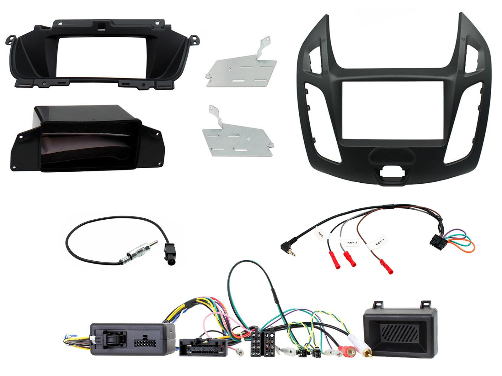 Ford Transit-Connect 2013 onwards Double Din Car Stereo Fascia Fitting Kit CTKFD73