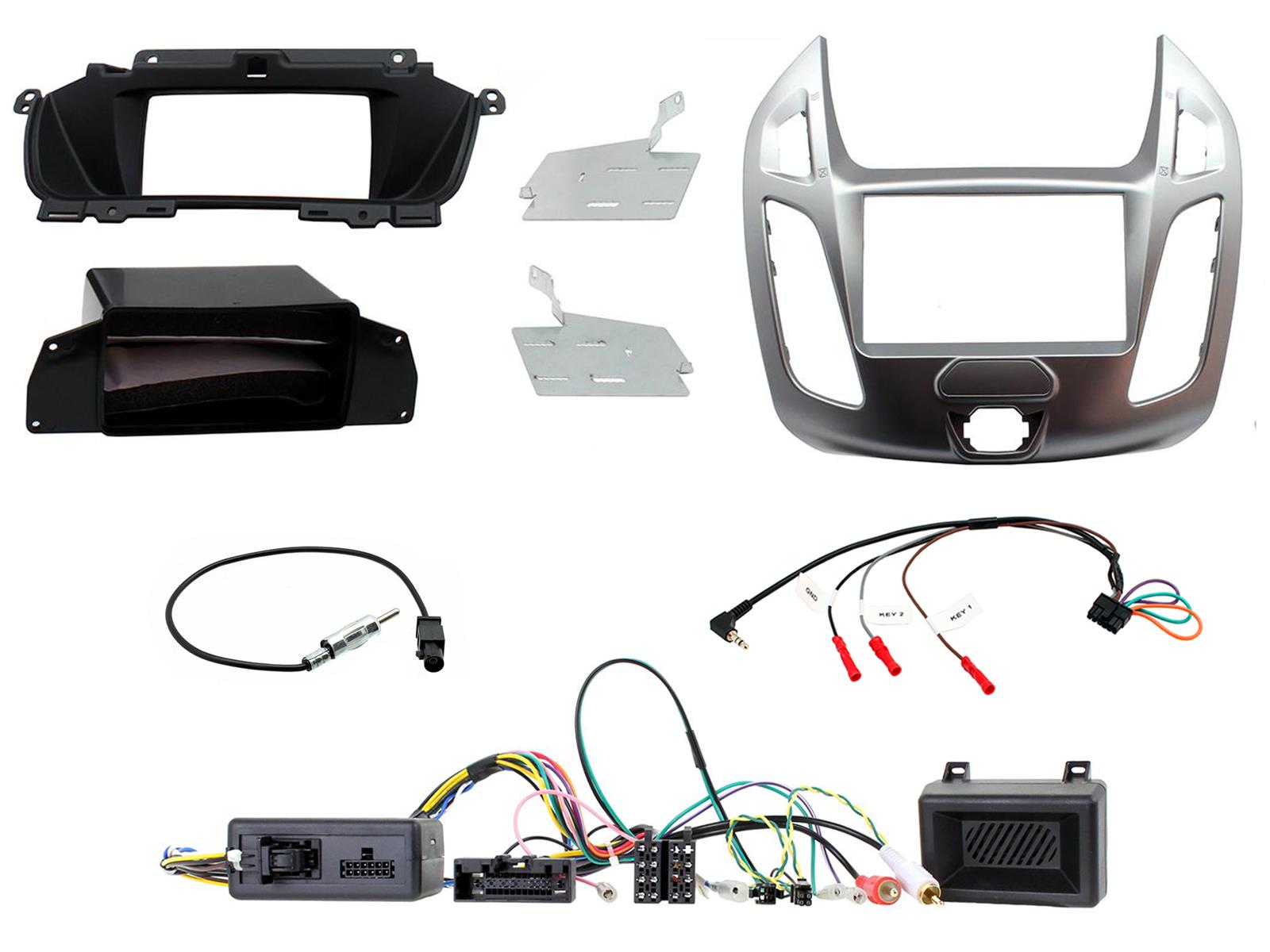 Ford Transit-Connect 2013 onwards Double Din Car Stereo Fascia Fitting Kit CTKFD74