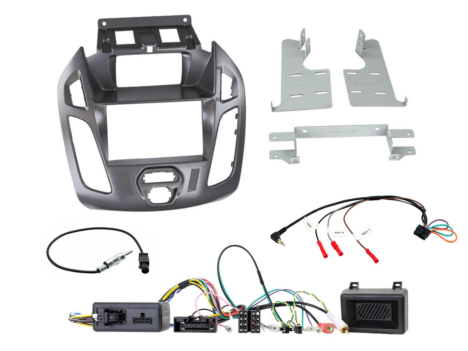 Ford Transit-Connect 2013 onwards Double Din Car Stereo Fascia Fitting Kit CTKFD79